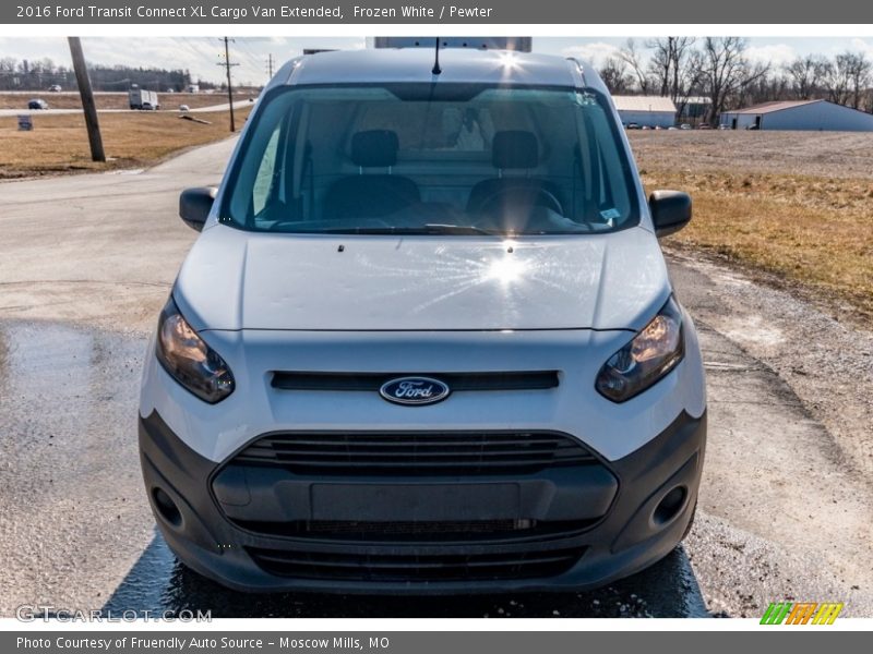 Frozen White / Pewter 2016 Ford Transit Connect XL Cargo Van Extended