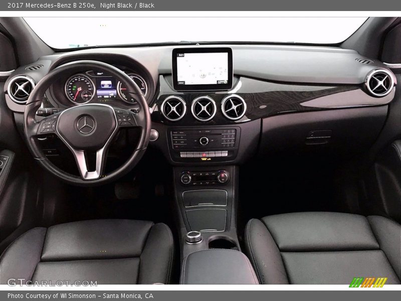 Night Black / Black 2017 Mercedes-Benz B 250e