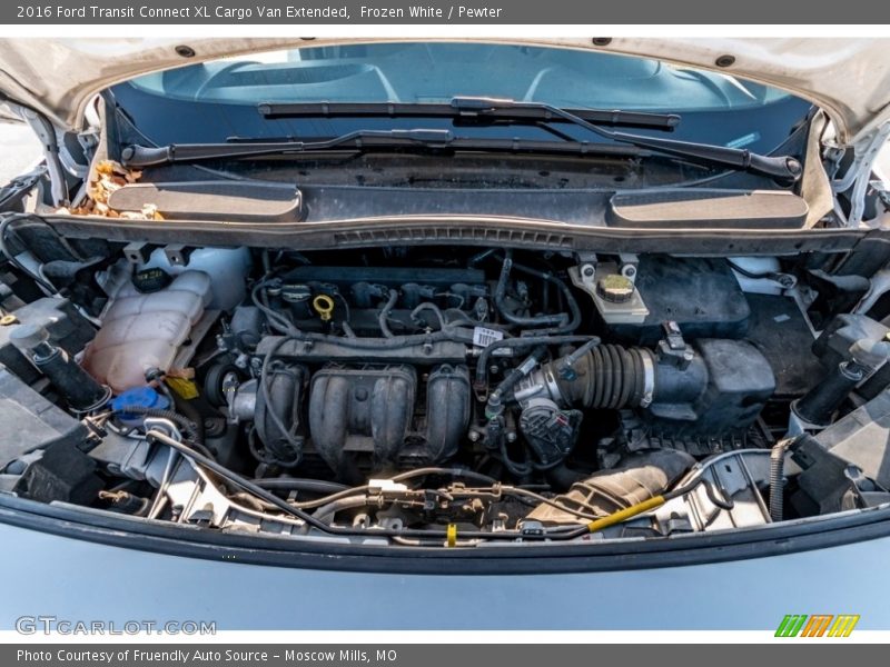 Frozen White / Pewter 2016 Ford Transit Connect XL Cargo Van Extended