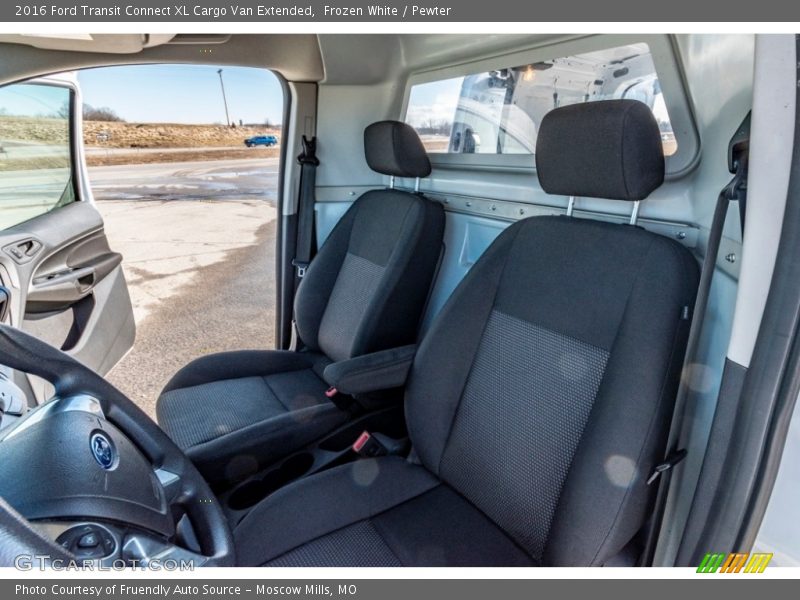 Frozen White / Pewter 2016 Ford Transit Connect XL Cargo Van Extended