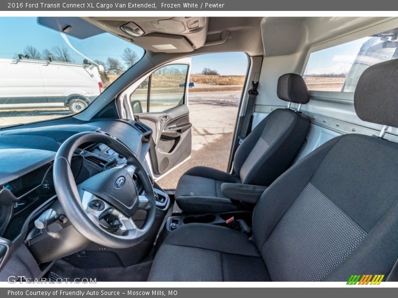 Frozen White / Pewter 2016 Ford Transit Connect XL Cargo Van Extended