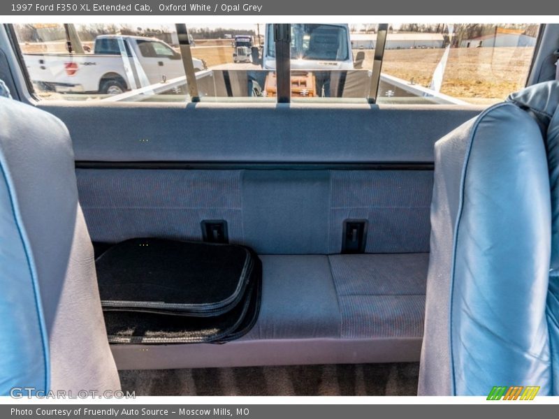 Oxford White / Opal Grey 1997 Ford F350 XL Extended Cab