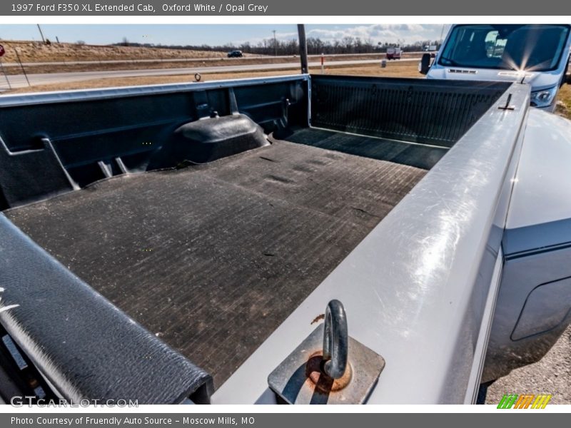 Oxford White / Opal Grey 1997 Ford F350 XL Extended Cab