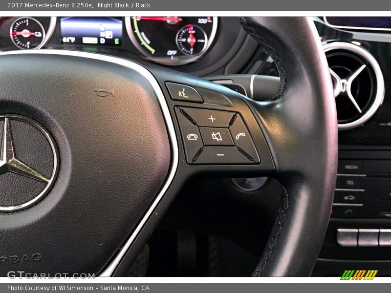 Night Black / Black 2017 Mercedes-Benz B 250e