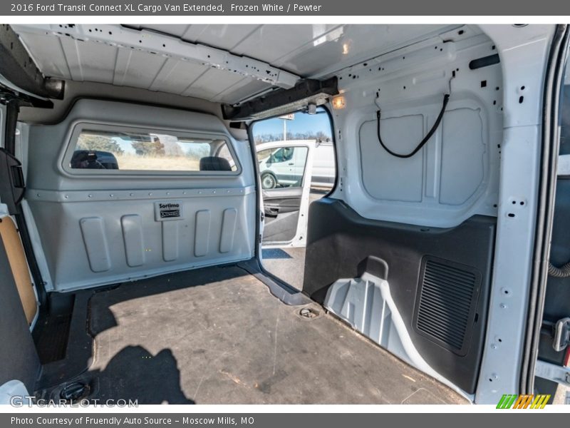 Frozen White / Pewter 2016 Ford Transit Connect XL Cargo Van Extended