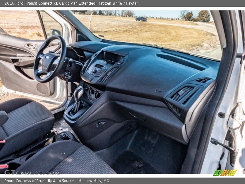Frozen White / Pewter 2016 Ford Transit Connect XL Cargo Van Extended