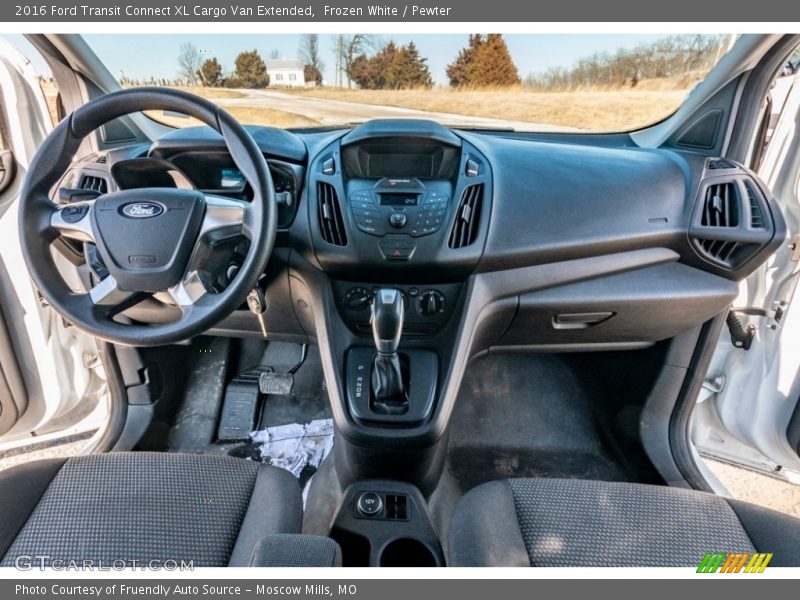 Frozen White / Pewter 2016 Ford Transit Connect XL Cargo Van Extended
