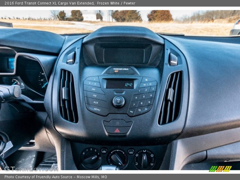 Frozen White / Pewter 2016 Ford Transit Connect XL Cargo Van Extended