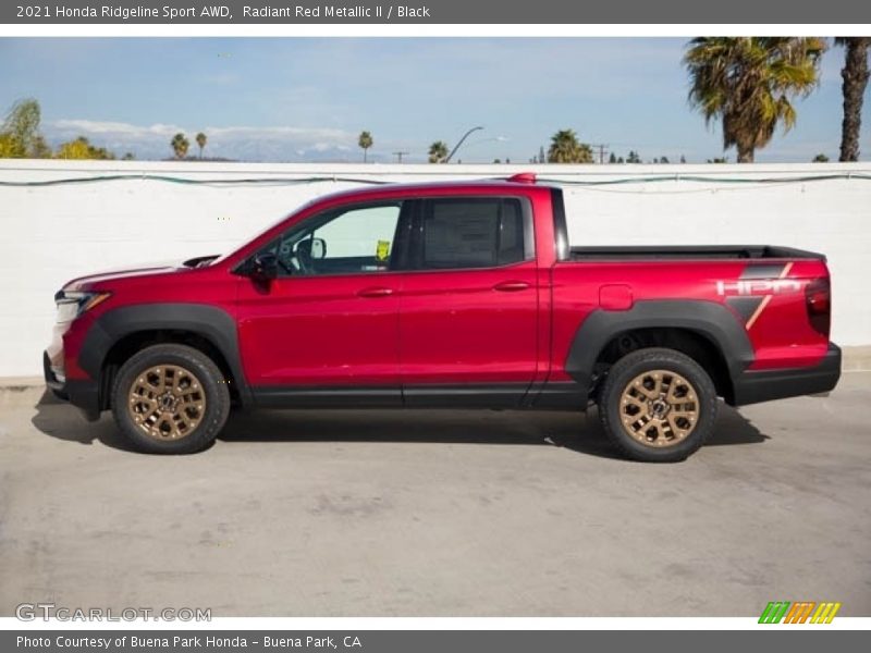 2021 Ridgeline Sport AWD Radiant Red Metallic II