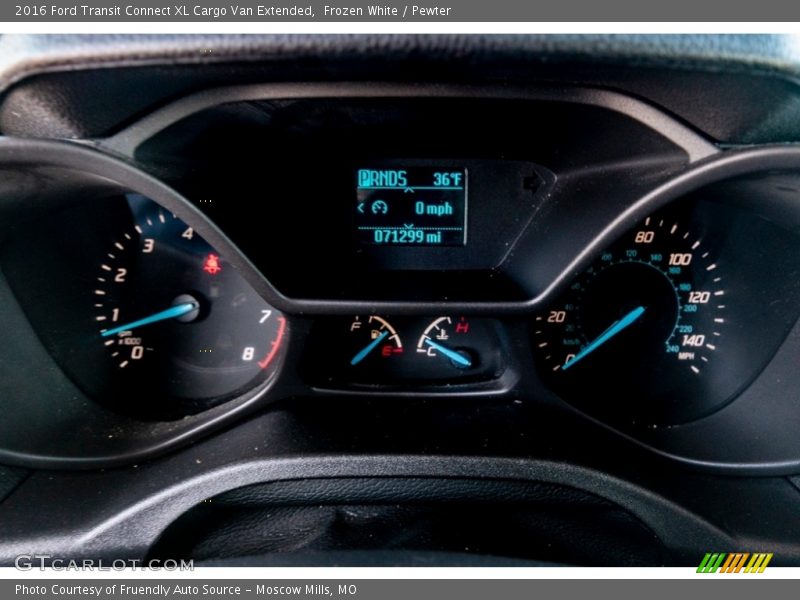 Frozen White / Pewter 2016 Ford Transit Connect XL Cargo Van Extended