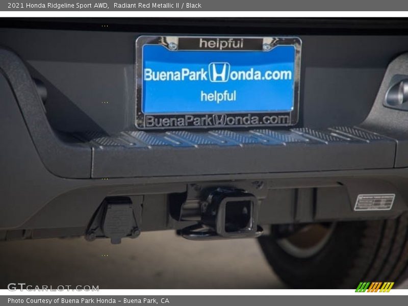 Radiant Red Metallic II / Black 2021 Honda Ridgeline Sport AWD