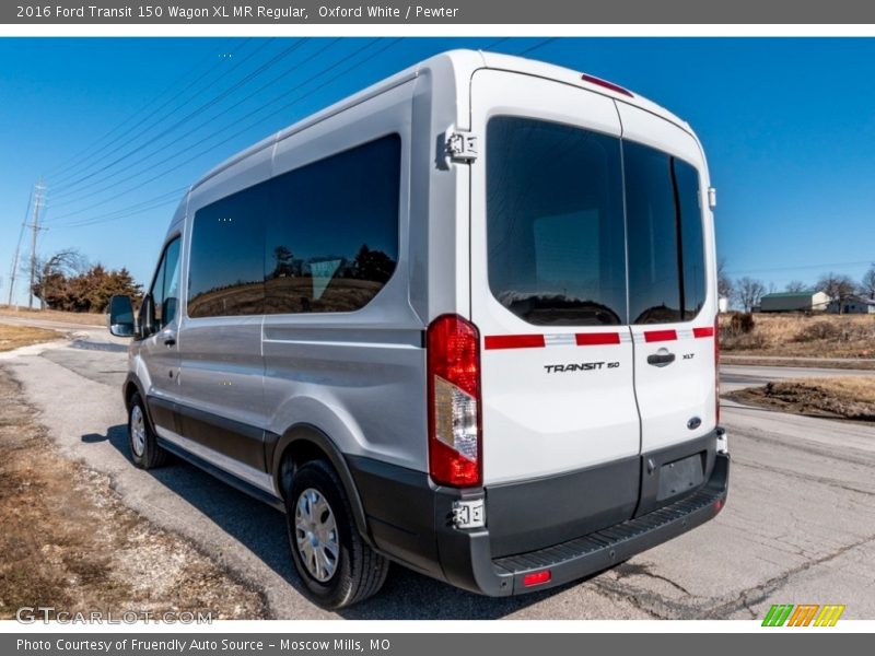 Oxford White / Pewter 2016 Ford Transit 150 Wagon XL MR Regular