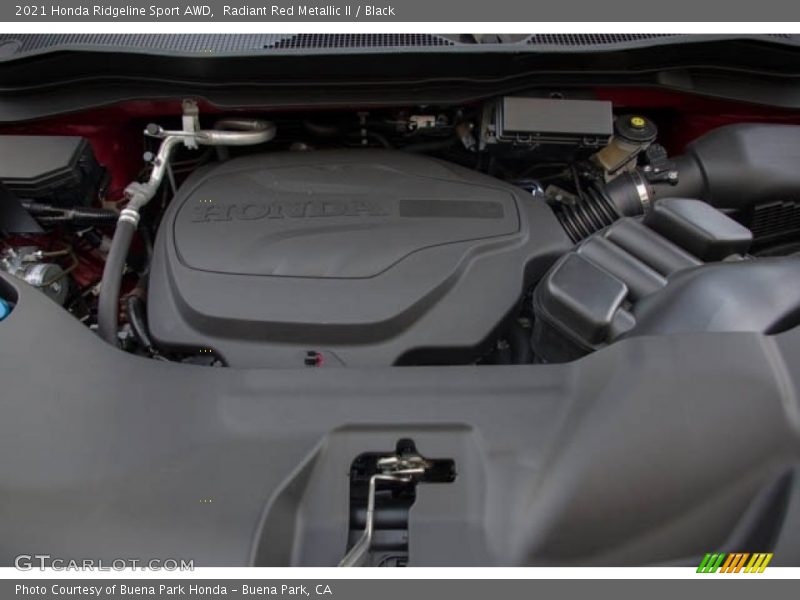 Radiant Red Metallic II / Black 2021 Honda Ridgeline Sport AWD