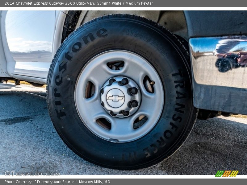 Summit White / Medium Pewter 2014 Chevrolet Express Cutaway 3500 Utility Van