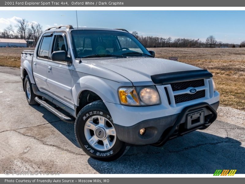 Oxford White / Dark Graphite 2001 Ford Explorer Sport Trac 4x4