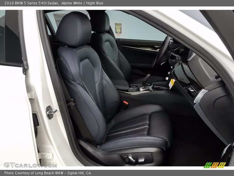  2019 5 Series 540i Sedan Night Blue Interior