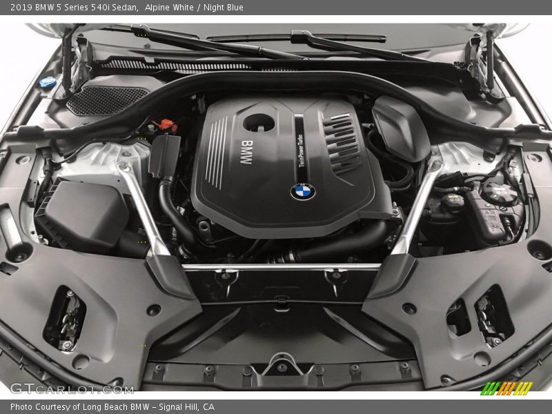  2019 5 Series 540i Sedan Engine - 3.0 Liter DI TwinPower Turbocharged DOHC 24-Valve VVT Inline 6 Cylinder