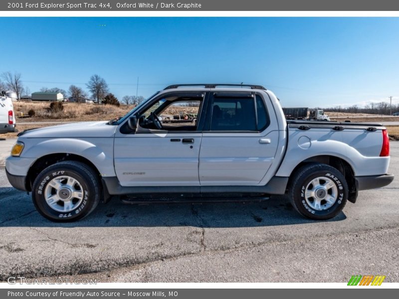 Oxford White / Dark Graphite 2001 Ford Explorer Sport Trac 4x4