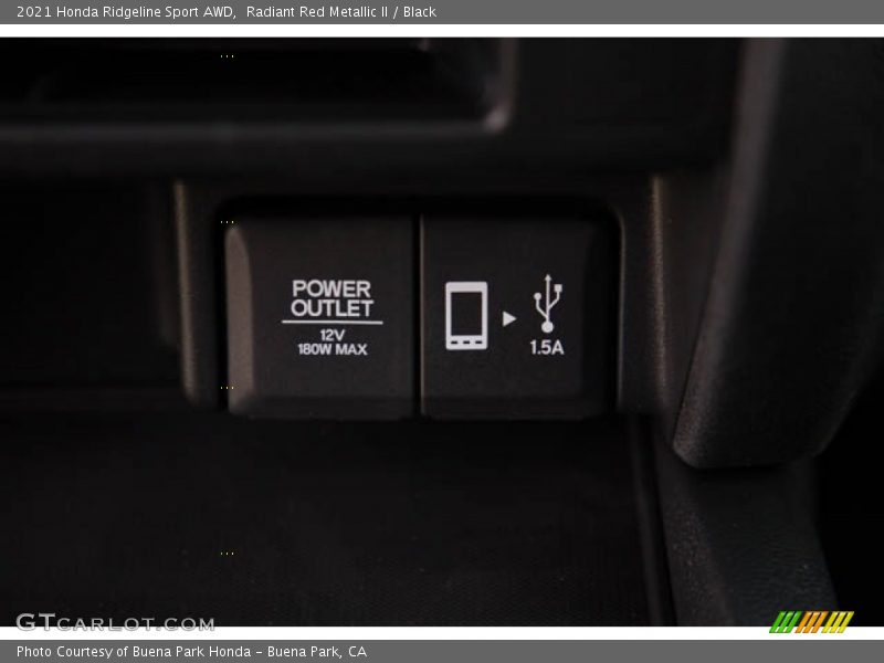 Radiant Red Metallic II / Black 2021 Honda Ridgeline Sport AWD
