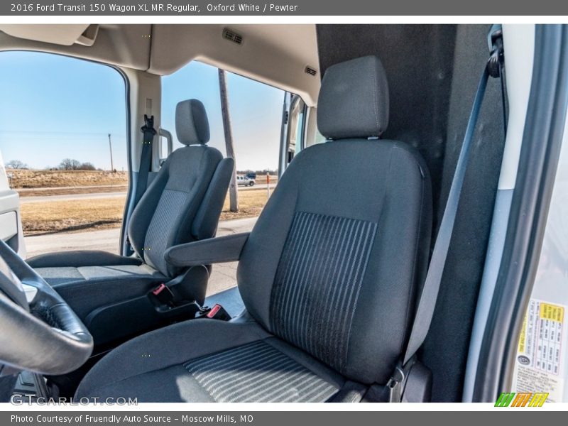 Front Seat of 2016 Transit 150 Wagon XL MR Regular