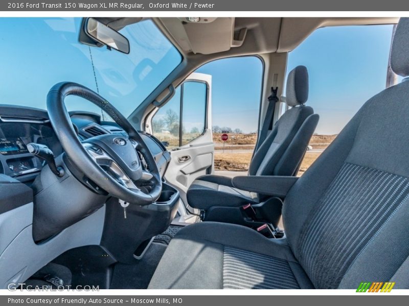 Front Seat of 2016 Transit 150 Wagon XL MR Regular