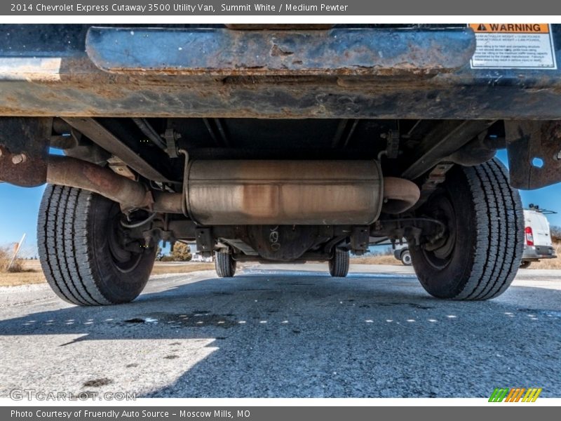Summit White / Medium Pewter 2014 Chevrolet Express Cutaway 3500 Utility Van