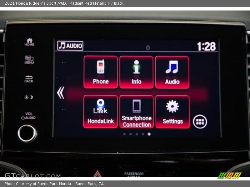 Radiant Red Metallic II / Black 2021 Honda Ridgeline Sport AWD