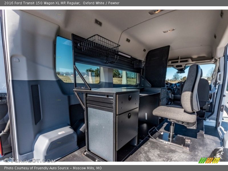 Oxford White / Pewter 2016 Ford Transit 150 Wagon XL MR Regular