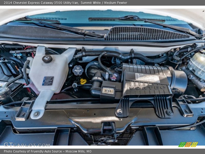 Summit White / Medium Pewter 2014 Chevrolet Express Cutaway 3500 Utility Van