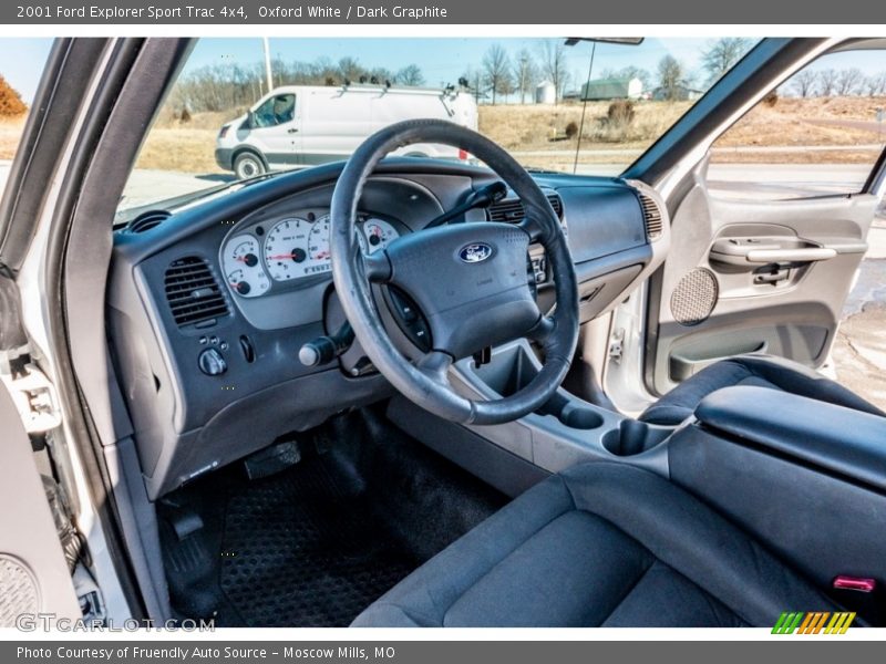 Oxford White / Dark Graphite 2001 Ford Explorer Sport Trac 4x4