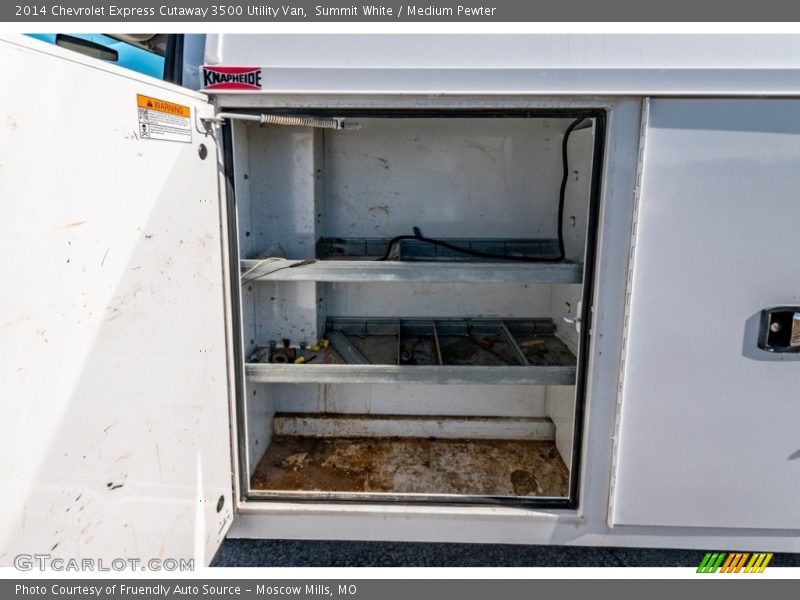 Summit White / Medium Pewter 2014 Chevrolet Express Cutaway 3500 Utility Van