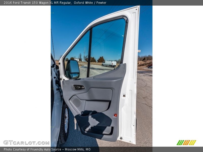 Oxford White / Pewter 2016 Ford Transit 150 Wagon XL MR Regular