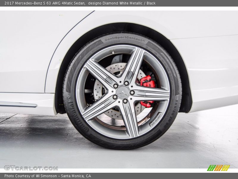 designo Diamond White Metallic / Black 2017 Mercedes-Benz S 63 AMG 4Matic Sedan