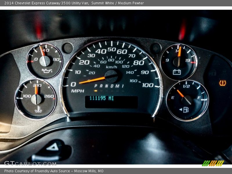 Summit White / Medium Pewter 2014 Chevrolet Express Cutaway 3500 Utility Van