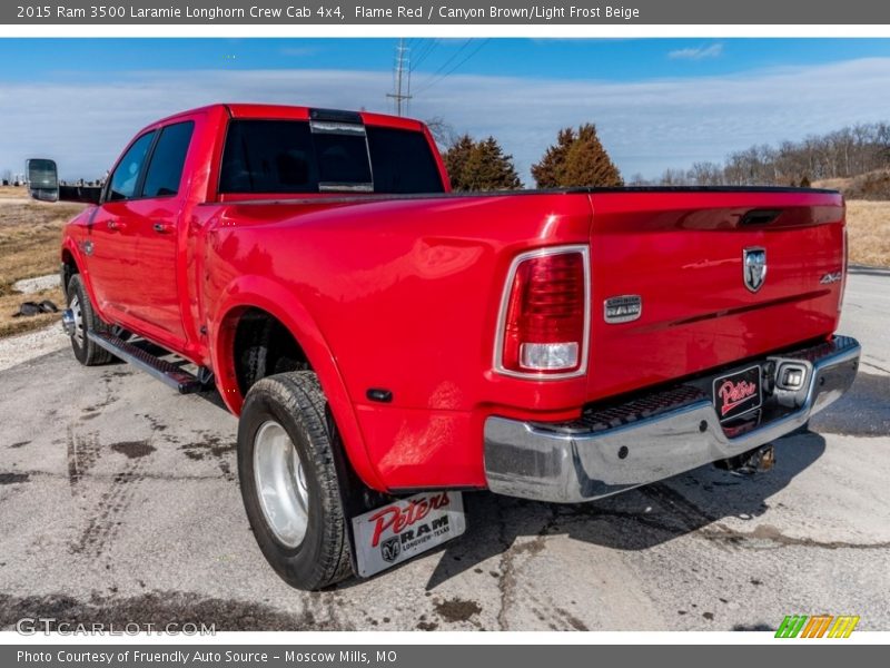  2015 3500 Laramie Longhorn Crew Cab 4x4 Flame Red