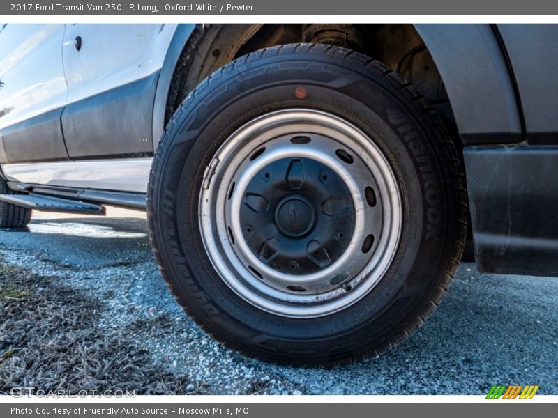 Oxford White / Pewter 2017 Ford Transit Van 250 LR Long