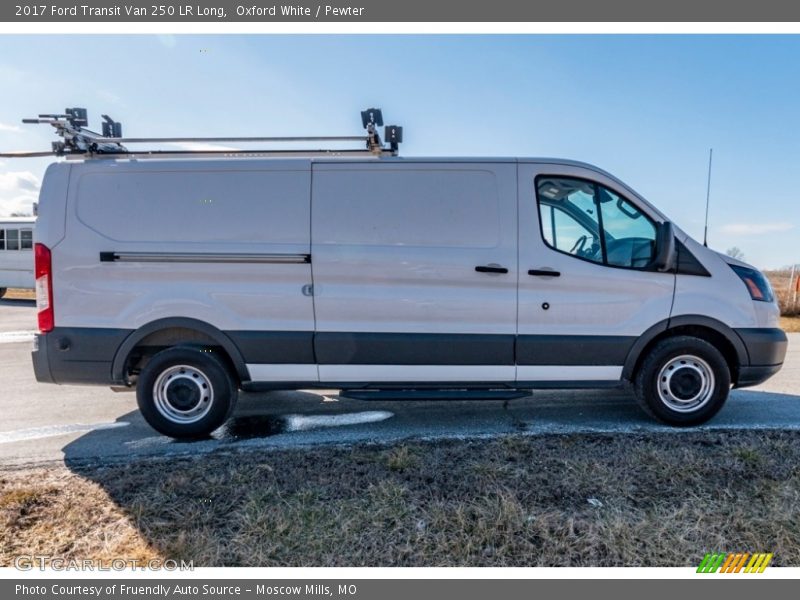 Oxford White / Pewter 2017 Ford Transit Van 250 LR Long