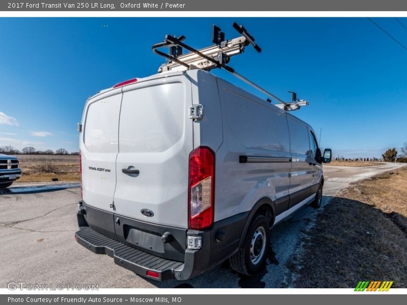 Oxford White / Pewter 2017 Ford Transit Van 250 LR Long