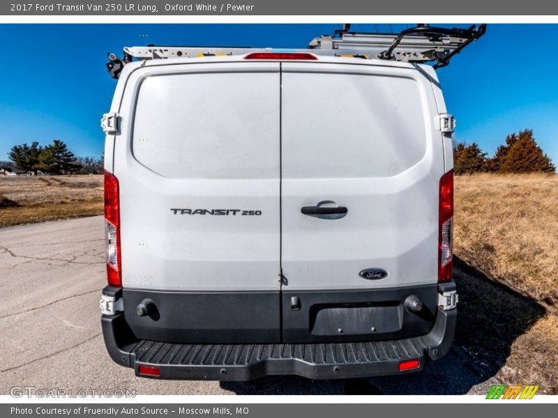 Oxford White / Pewter 2017 Ford Transit Van 250 LR Long
