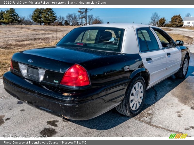 Black / Medium Light Stone 2010 Ford Crown Victoria Police Interceptor