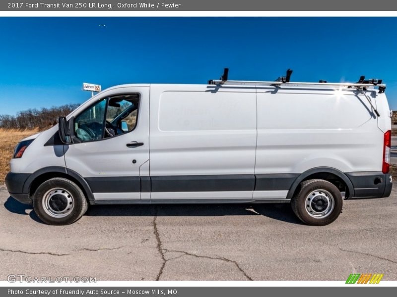 Oxford White / Pewter 2017 Ford Transit Van 250 LR Long
