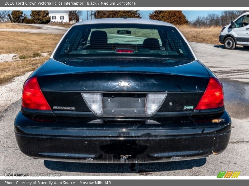 Black / Medium Light Stone 2010 Ford Crown Victoria Police Interceptor
