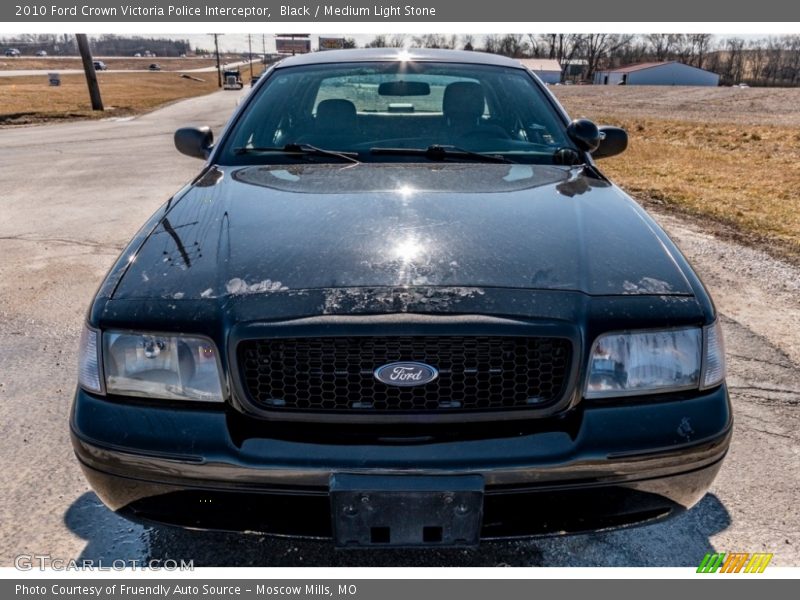 Black / Medium Light Stone 2010 Ford Crown Victoria Police Interceptor