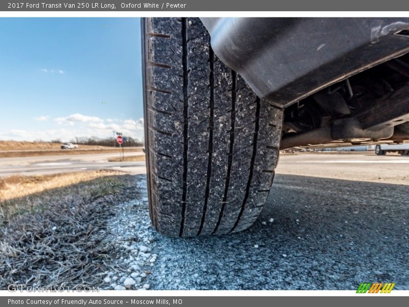 Oxford White / Pewter 2017 Ford Transit Van 250 LR Long