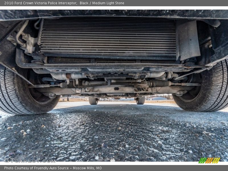 Black / Medium Light Stone 2010 Ford Crown Victoria Police Interceptor