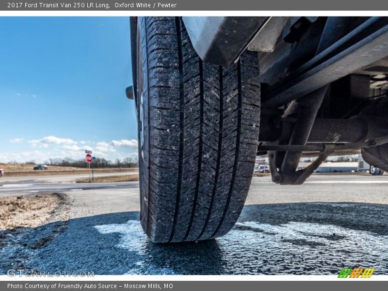 Oxford White / Pewter 2017 Ford Transit Van 250 LR Long