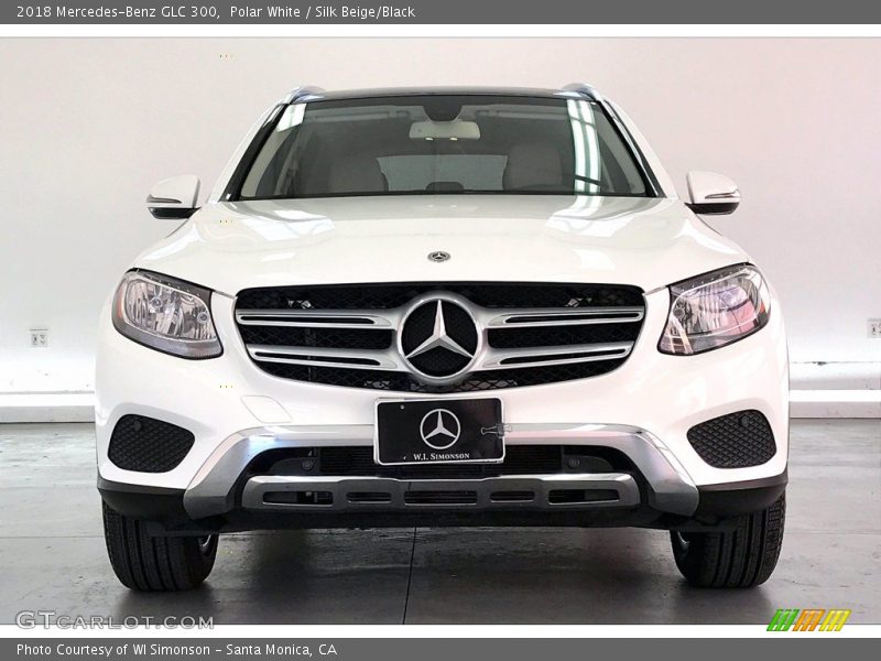 Polar White / Silk Beige/Black 2018 Mercedes-Benz GLC 300