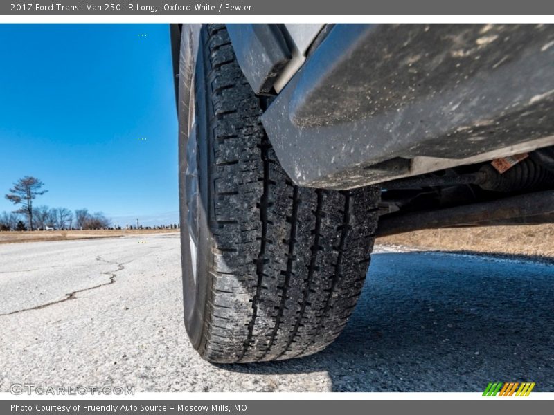 Oxford White / Pewter 2017 Ford Transit Van 250 LR Long