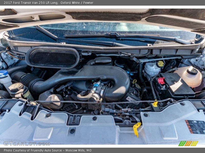 Oxford White / Pewter 2017 Ford Transit Van 250 LR Long
