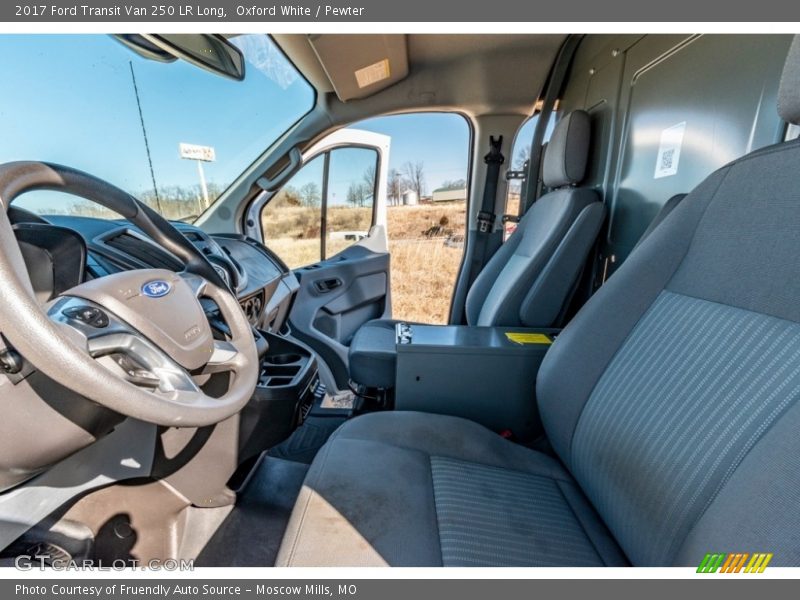 Oxford White / Pewter 2017 Ford Transit Van 250 LR Long